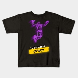 The Basketball Spirit  sports Kids T-Shirt